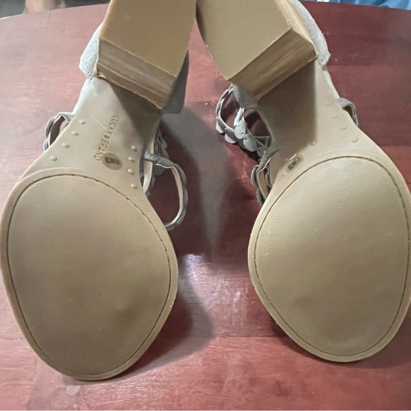 Lucky Brand LP Lameer Gray & Tan Platform Sandals, Size 8.5M - Picture 9 of 13